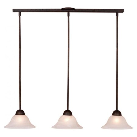 Vaxcel Da Vinci 3L Mini Pendant Obb PD5027OBB